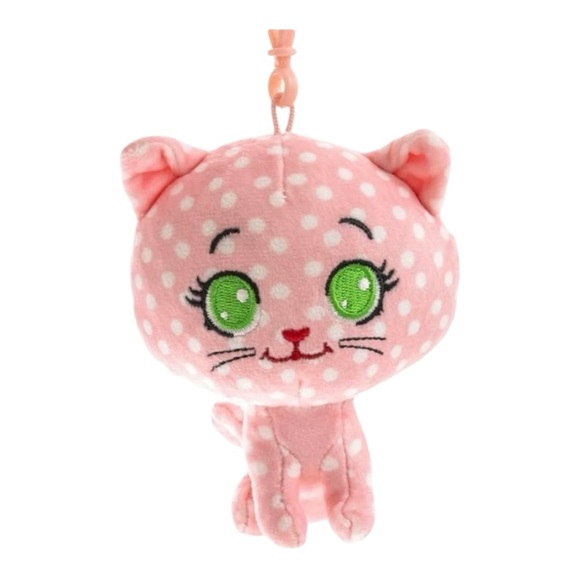 Strawberry Shortcake Doll Plush Bag Clip Bag Charms Complete Set of 4 - Picture 5 of 7